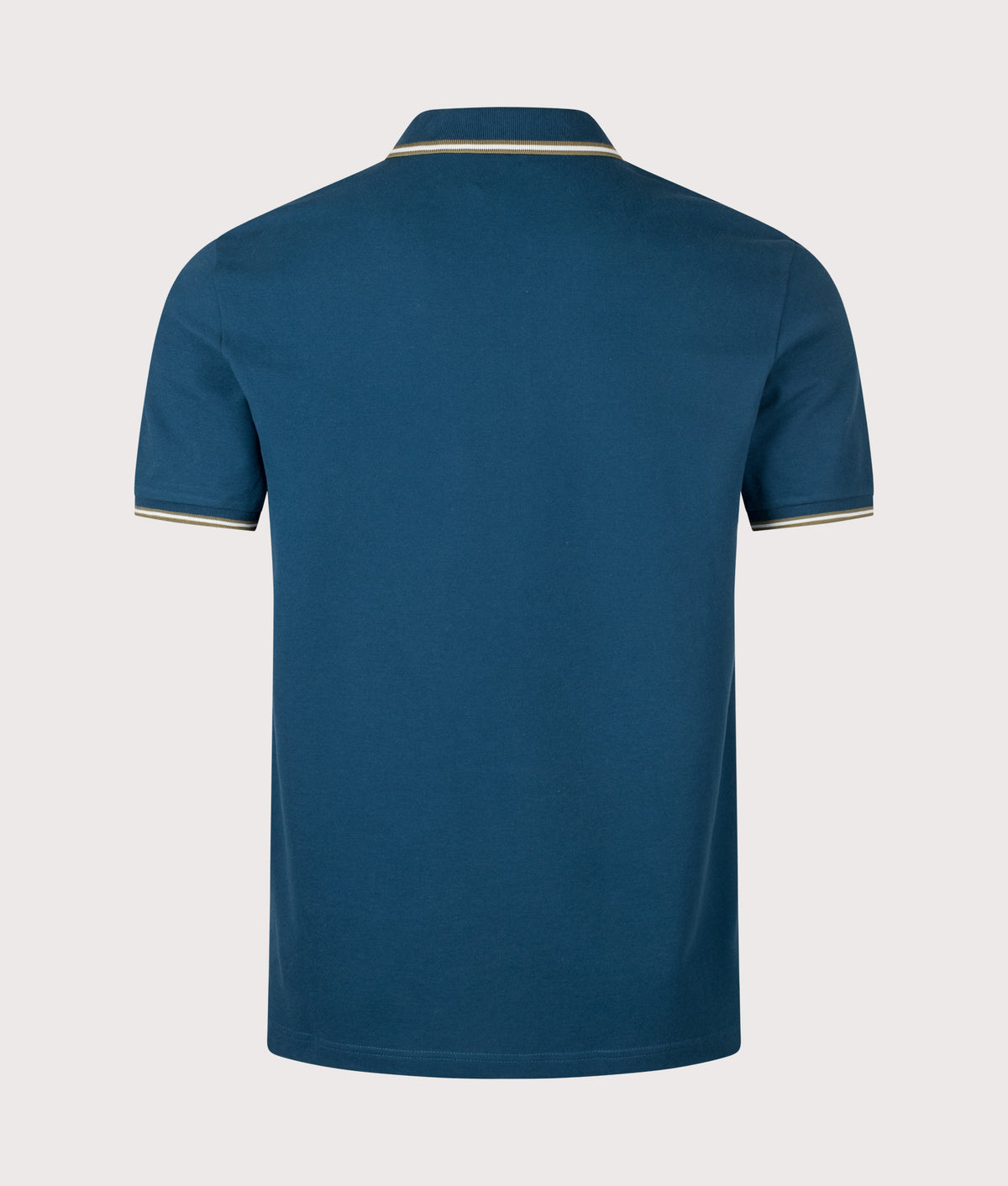 PS Paul Smith Regular Fit Polo Shirt in  Navy at EQVVS Menswear. Back shot.