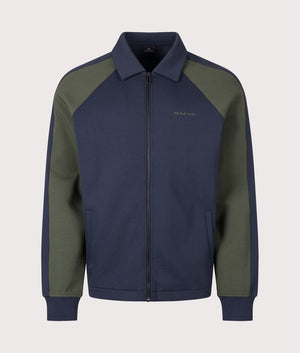 Regular Fit Zip Through Jacket in V Dark Navy | PS Paul Smith | EQVVS
