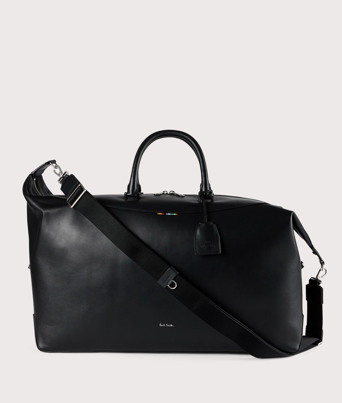 PS Paul Smith release the Holdall Duffle Bag in Black at EQVVS Menswear. Front shot.