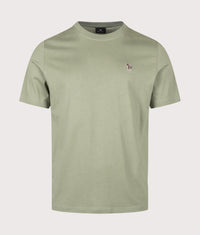 Regular Fit Zebra T-Shirt: 34D Light Greyish Green 