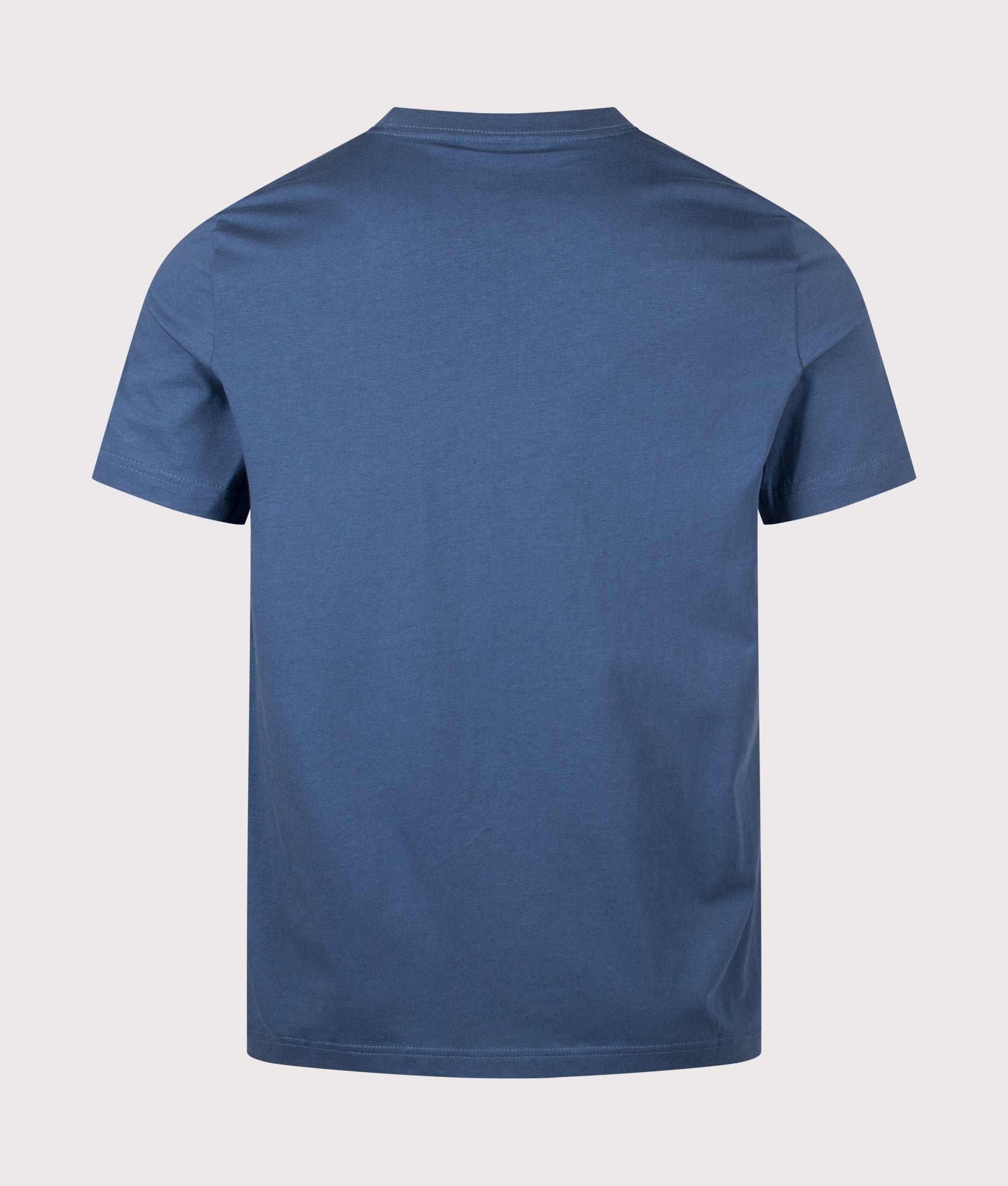 PS Paul Smith Regular Fit Zebra T-Shirt in Indigo at EQVVS Menswear. Back shot.