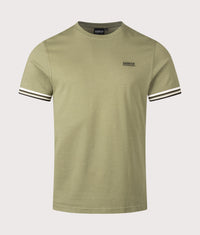 Burnwood Tipped Cuff T-Shirt: OL39 Burnt Olive 