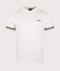 Burnwood Tipped Cuff T-Shirt: WH32 Whisper White 