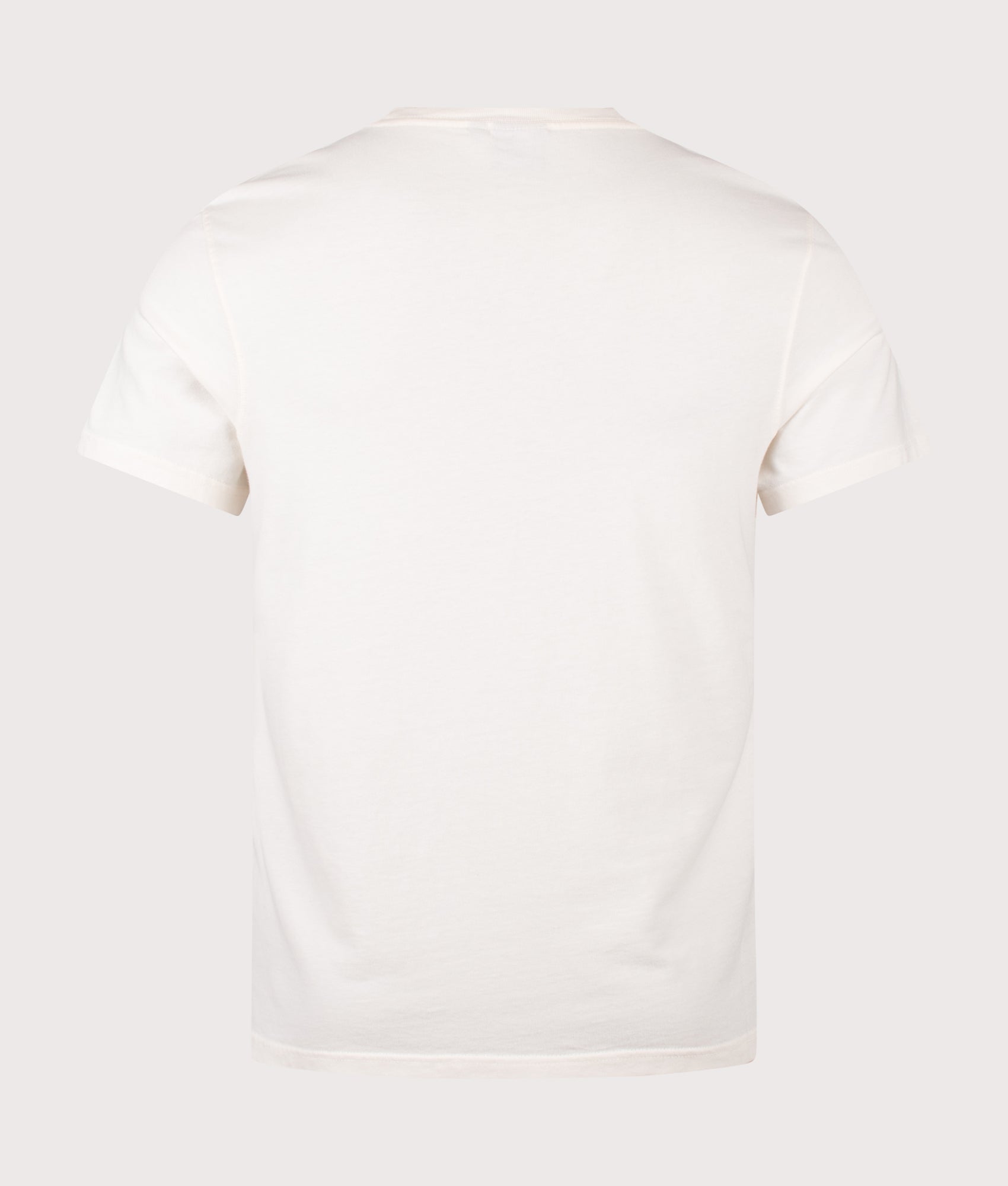 Newsham T-Shirt in Whisper White by Barbour Lifestyle. Shot by EQVVS. Back shot.