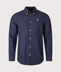 Tailored Fit Treeport Poplin Shirt: NY91 Navy 