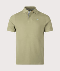 Tartan Piqué Polo Shirt: GN64 Laurel Green 