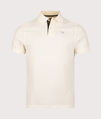 Tartan Piqué Polo Shirt: WH71 Whisper White/Classic 