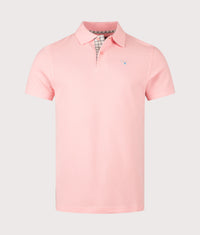 Tartan Piqué Polo Shirt: PI95 Mineral Pink 