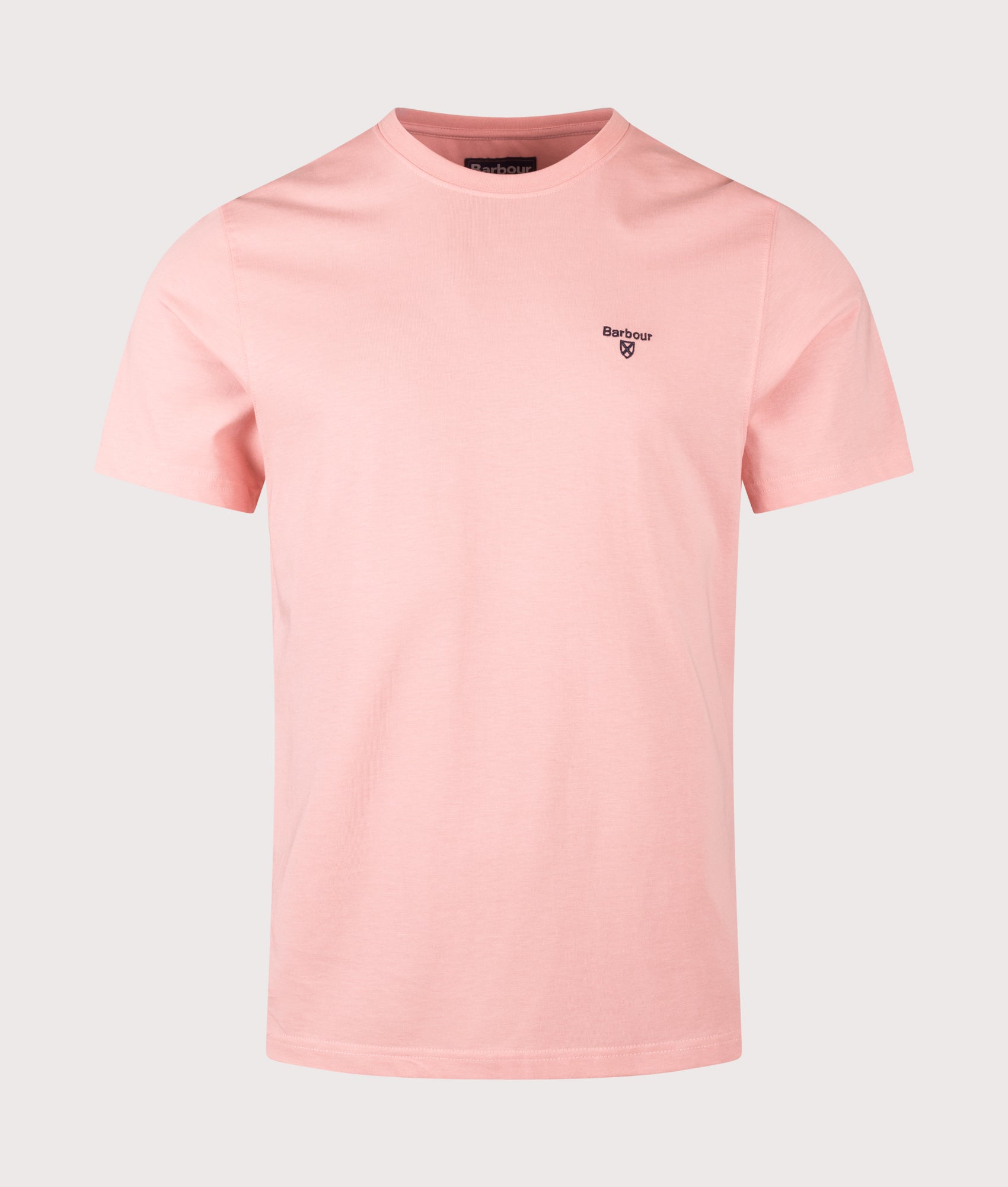 Essential Sports T-Shirt in Mineral Pink by Barbour International. Shot by EQVVS. Front shot.