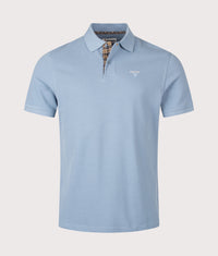 Tailored Fit Tartan Piqué Polo Shirt: BR57 Tarn Blue 