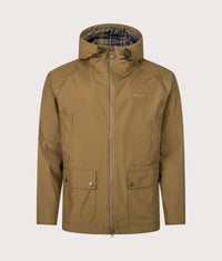 Hooded Domus Waterproof Jacket: SN91 Dark Sand 
