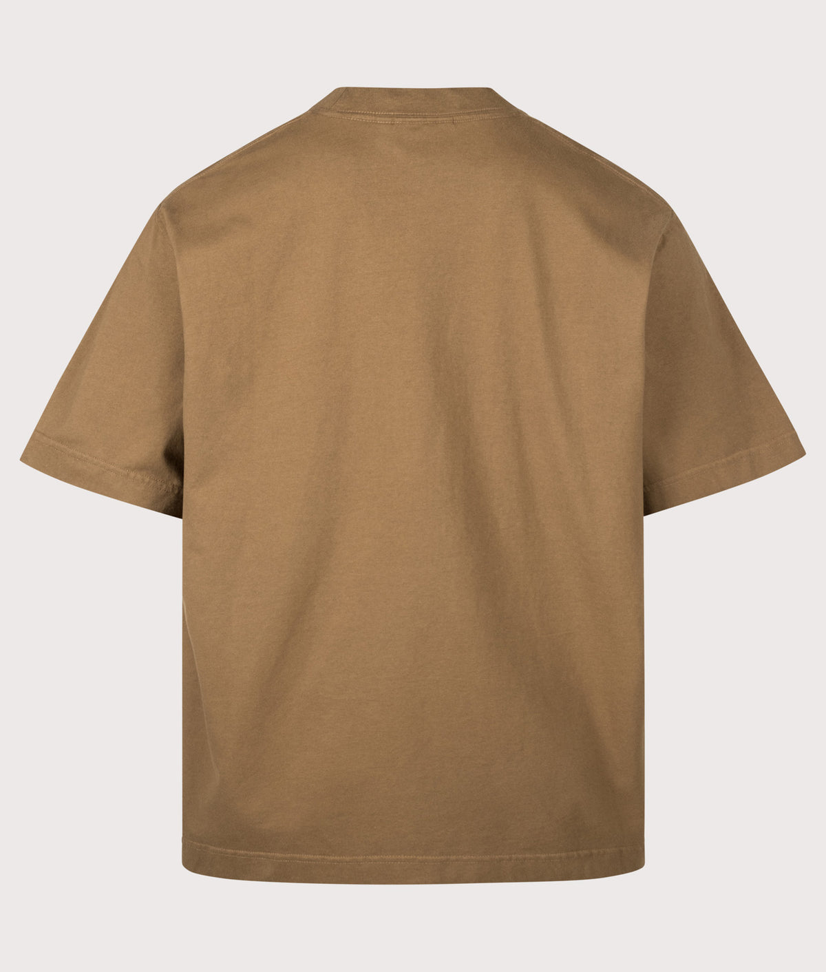 Barbour Heritage+ Oversized Fit Fordyce Graphic T-Shirt in Sepia at EQVVS Menswear. Back shot.