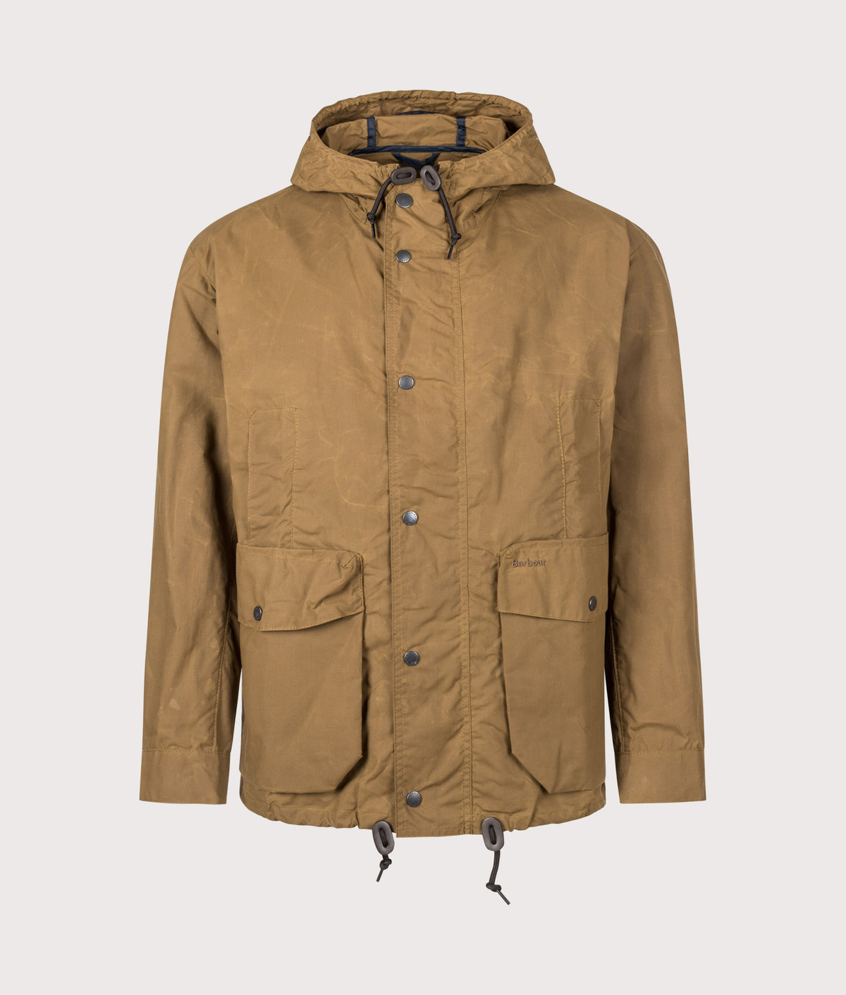 Barbour Heritage+ Westfort Casual Jacket in Breen at EQVVS Menswear. Front shot.