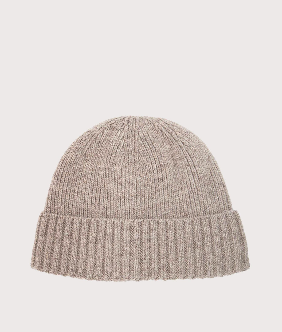 Barbour Lifestyle Carlton Beanie in the Heather. Back shot.