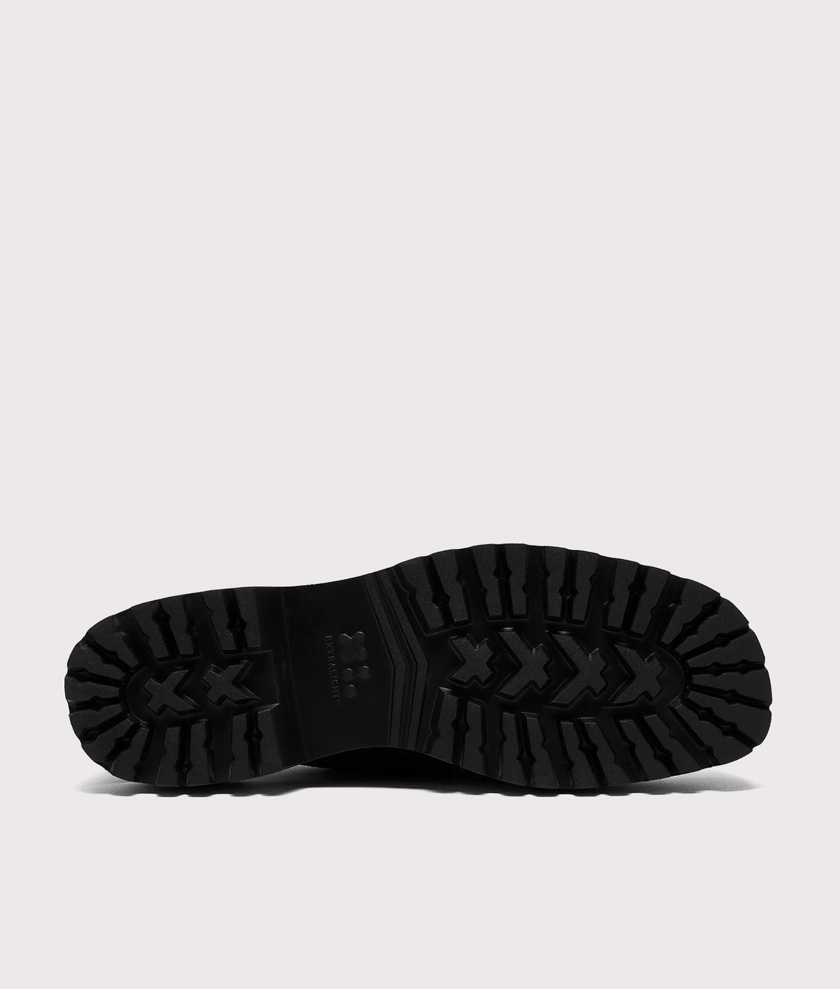 Clarks Originals Walla Yukoner shoes in black Combi Suede at EQVVS Menswear.  Tread shot.
