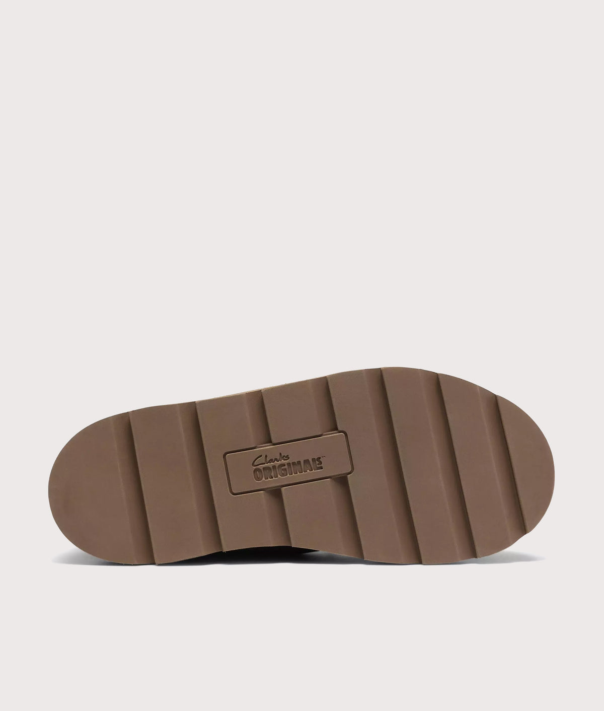 Clarks Original Meare Walla Shoes in Beeswax at EQVVS Menswear. Tread shot.