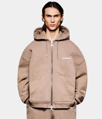 Uniform Zip Hoodie: Mushroom 