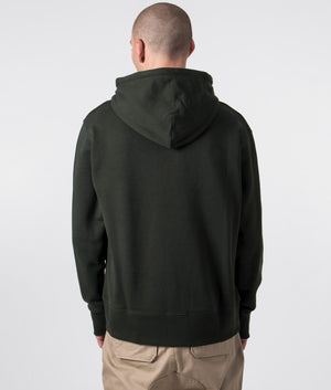 Relaxed-Fit-Arne-Logo-Hoodie-Beech-Green-Norse-Projects-EQVVS-Back-Image