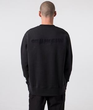 Relaxed-Fit-Arne-Brushed-Fleece-N-Logo-Sweatshirt-9999-Black-Norse-Projects-EQVVS-Back-Image