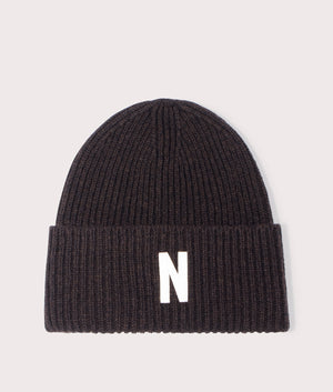 Merino-Lambswool-Rib-N-Logo-Beanie-Truffle-Norse-Projects-EQVVS