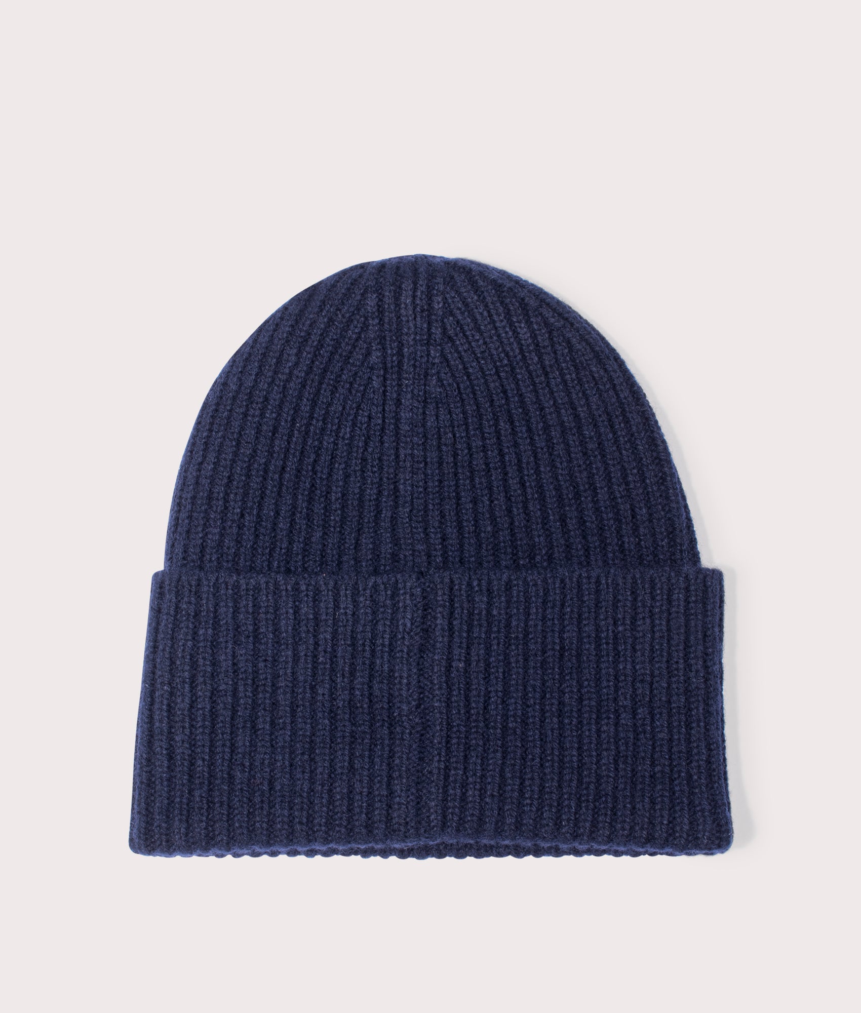 Merino-Lambswool-Rib-N-Logo-Beanie-Dark-Navy-Norse-Projects-EQVVS
