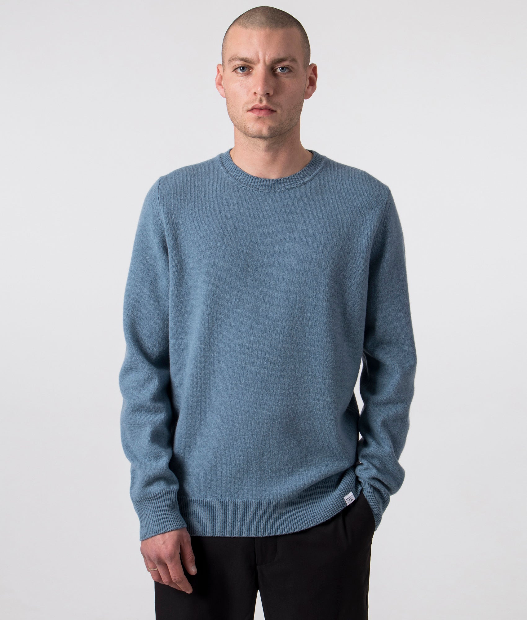 Sigfred-Merino-Lambswool-Jumper-7188-Light-Stone-Blue-Norse-Projects-EQVVS