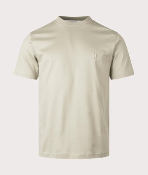 Norse Projects Johannes Organic N Logo T-Shirt in 2053 Clay front shot at EQVVS