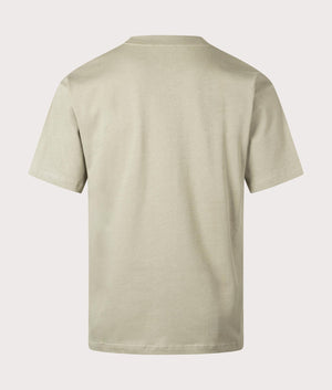 Norse Projects Simon Loose Organic Heavy Jersey Large N T-Shirt in 2053 Clay back shot at EQVVS
