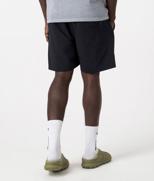 Hauge Recycled Nylon Swimmers in Navy by Norse Projects. EQVVS Back Angle Shot.