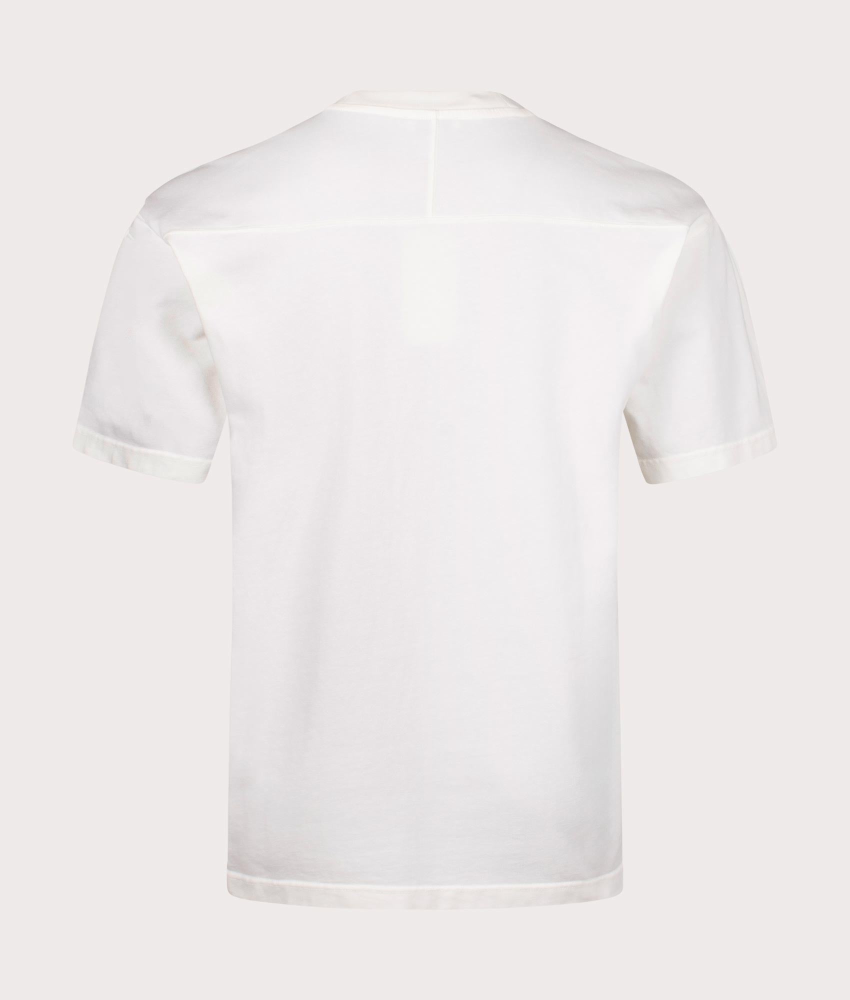 Norse Projects Oversized Simon Heavyweight N Patch T-Shirt in Ecru at EQVVS Menswear Back Shot