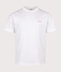 Johannes Organic NORSE Logo Print T-Shirt: 0001 White 