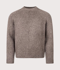 Birger Wool Raglan Jumper: 9023 Walnut 