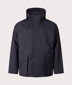 Norse Projects Herluf Alpinix Smart Merino Jacket in Dark Navy at EQVVS Menswear. Front shot.