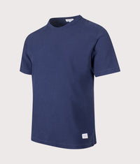 Relaxed Fit Elmelunde Organic Cotton GMD T-Shirt: 7555 Workwear Blue 