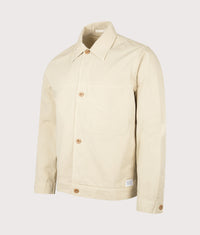 Relaxed Fit Arresskov Compact Cotton Overshirt: 0966 Utility Khaki 