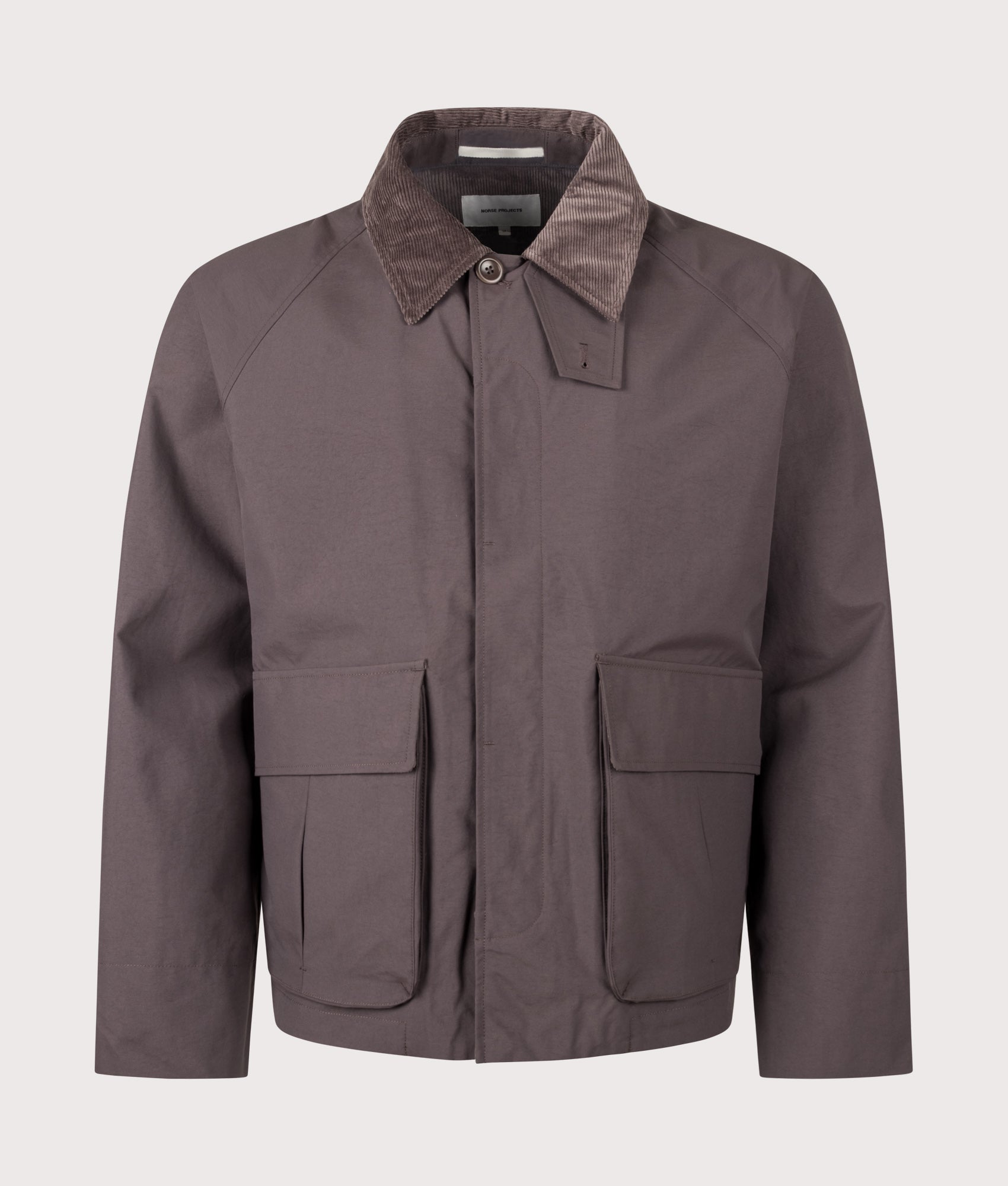 Norse Projects Gribskov Windstopper Jacket in Shale at EQVVS Menswear. Front shot.