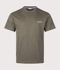 Regular Fit Dyrehaven Organic Logo Print T-Shirt: 8136 Beluga 