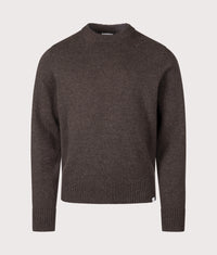 Stensmark Merino Lambswool Knit Jumper: 2040 Heathland Brown 