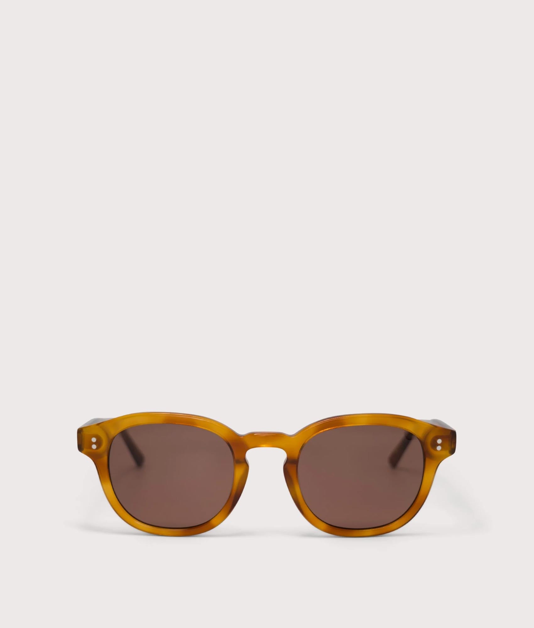 MESSYWEEKEND Billie Sunglasses in Havana with Brown Lens at EQVVS, Front Shot.