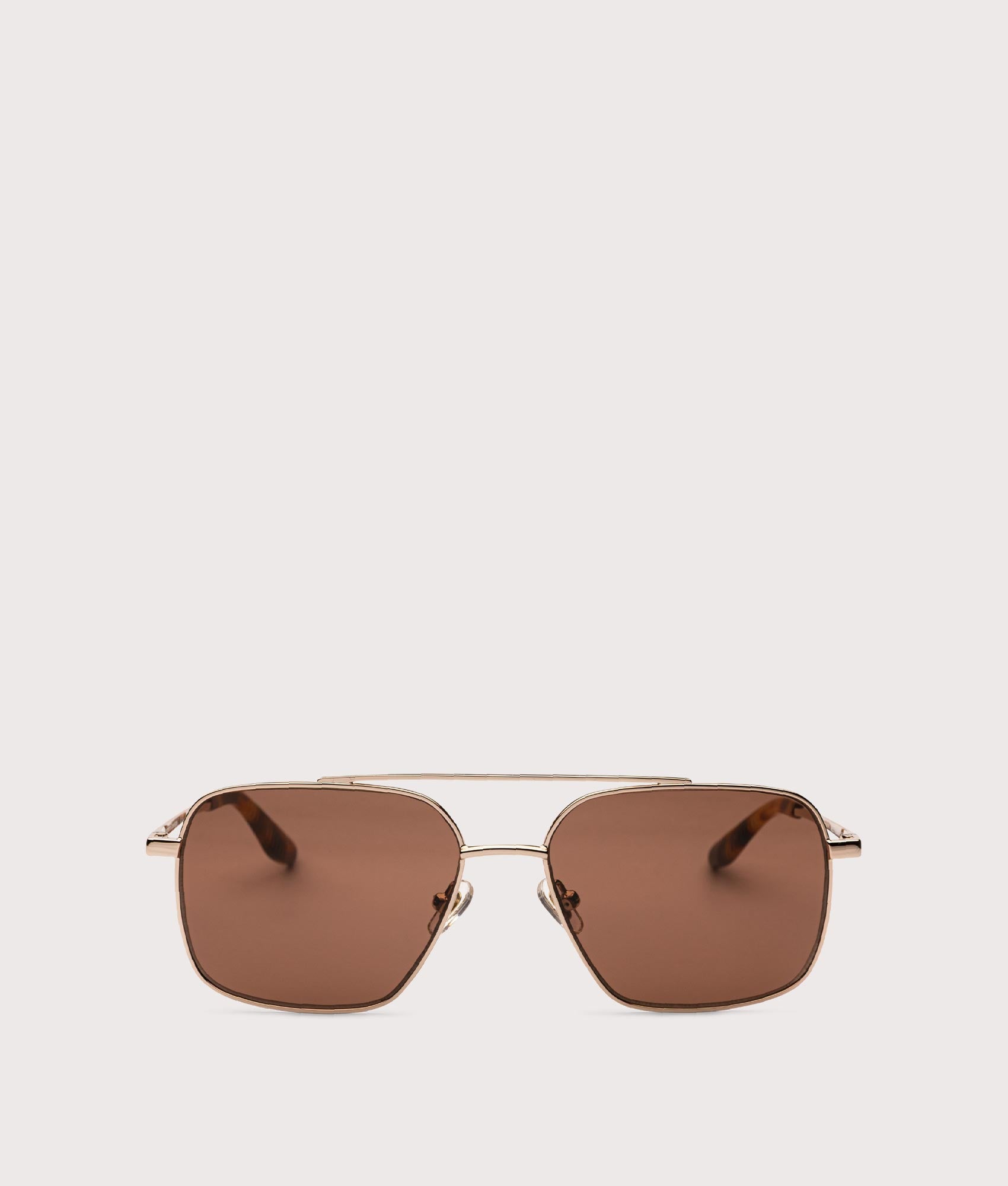 MESSYWEEKEND Frank Sunglasses in Tortoise - Brown Lens at EQVVS Menswear. Front shot.