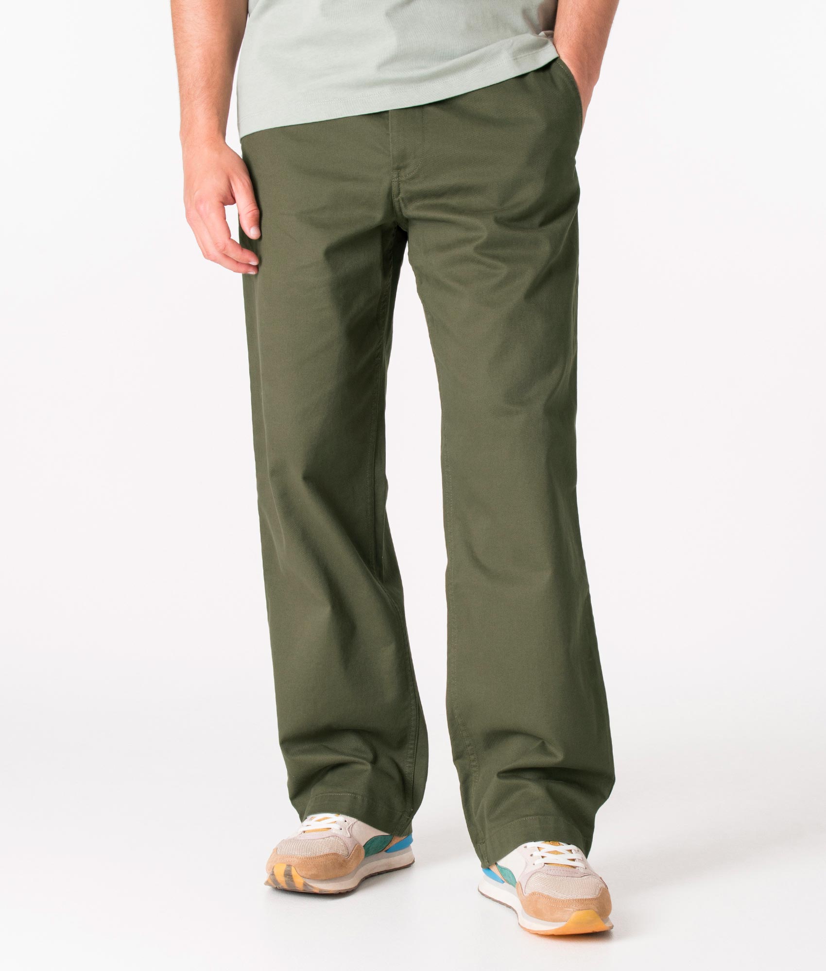 Regular-Fit-Stefan-Classic-Pants-Olive-Wood-Wood-EQVVS