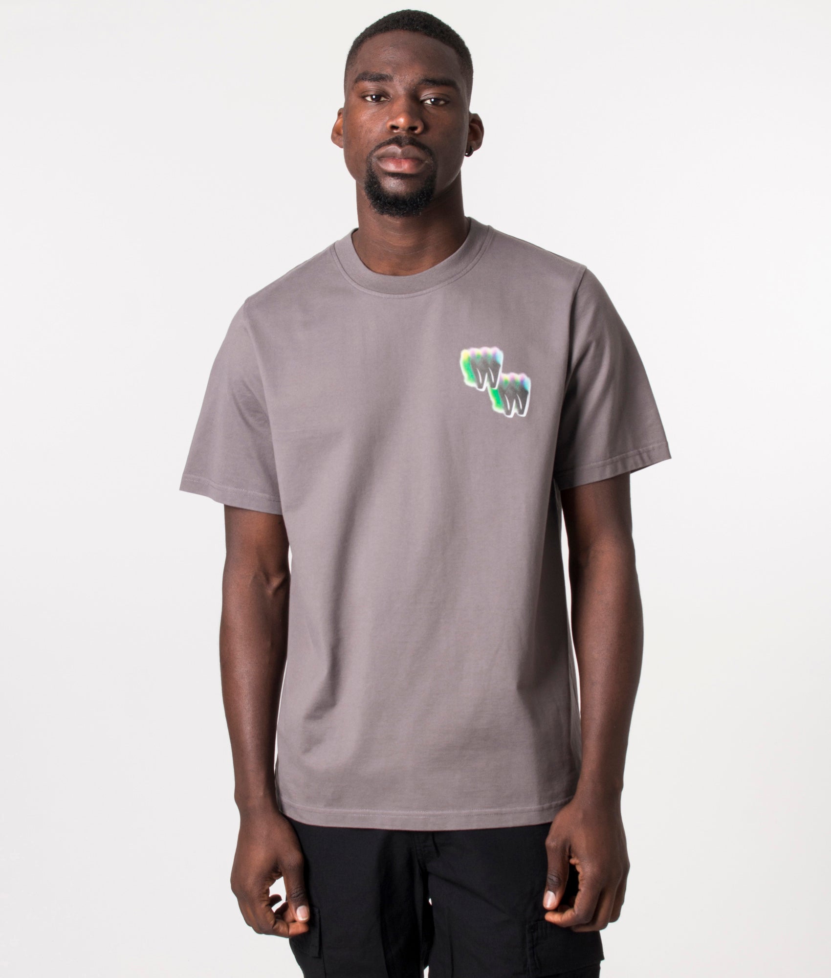 Bobby-Logo-T-Shirt-Granite-Grey-Wood-Wood-EQVVS