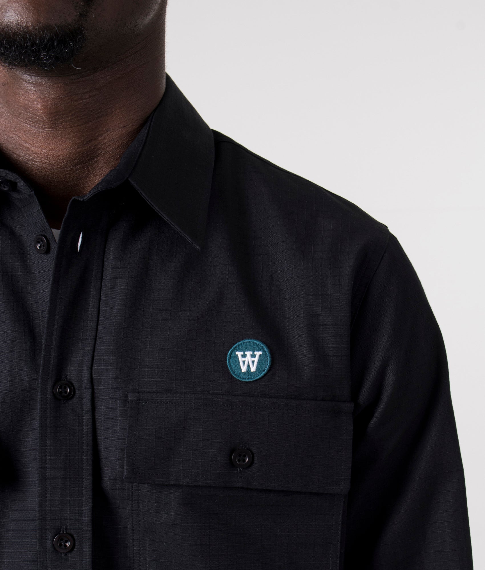 Carson-Ripstop-Shirt-Black-Wood-Wood-EQVVS