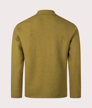Jonas Boiled Wool Overshirt in Firene | 100% Wool | NN.07 | EQVVS | Back shot 