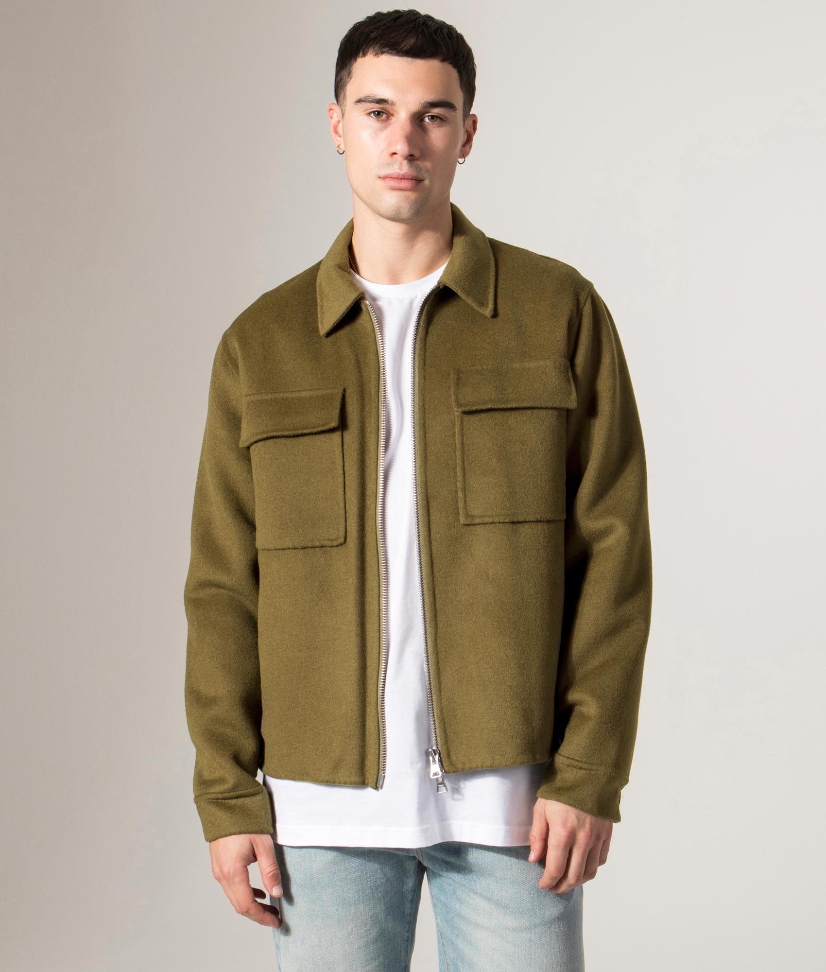 Alban Jacket in Firene |NN.07 | EQVVS | Front model shot 