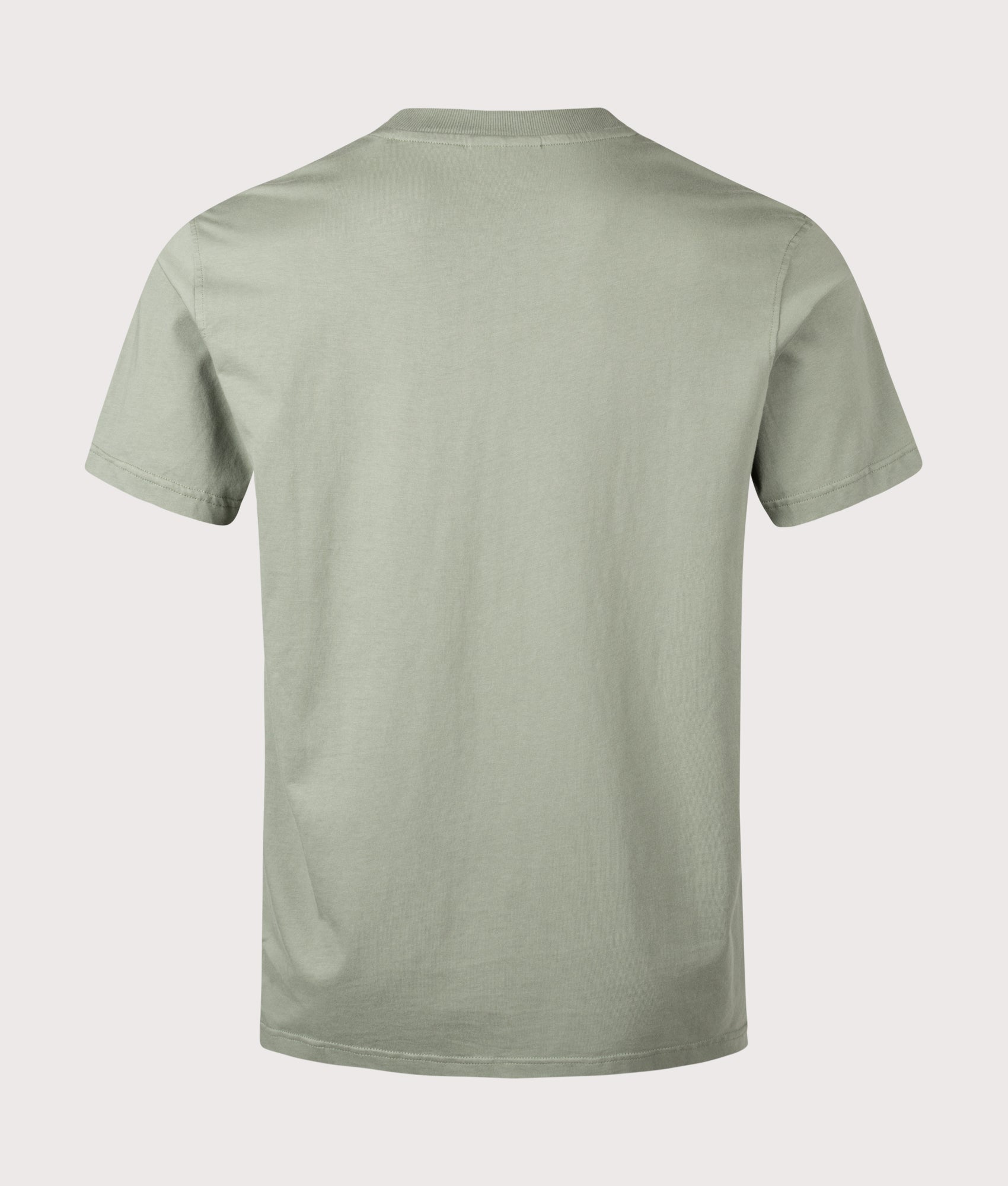 NN.07 Adam EMB T-Shirt in Sea Spray at EQVVS Menswear. Back shot.