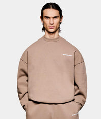 Overshirt Uniform Crewneck Sweatshirt: Mushroom 