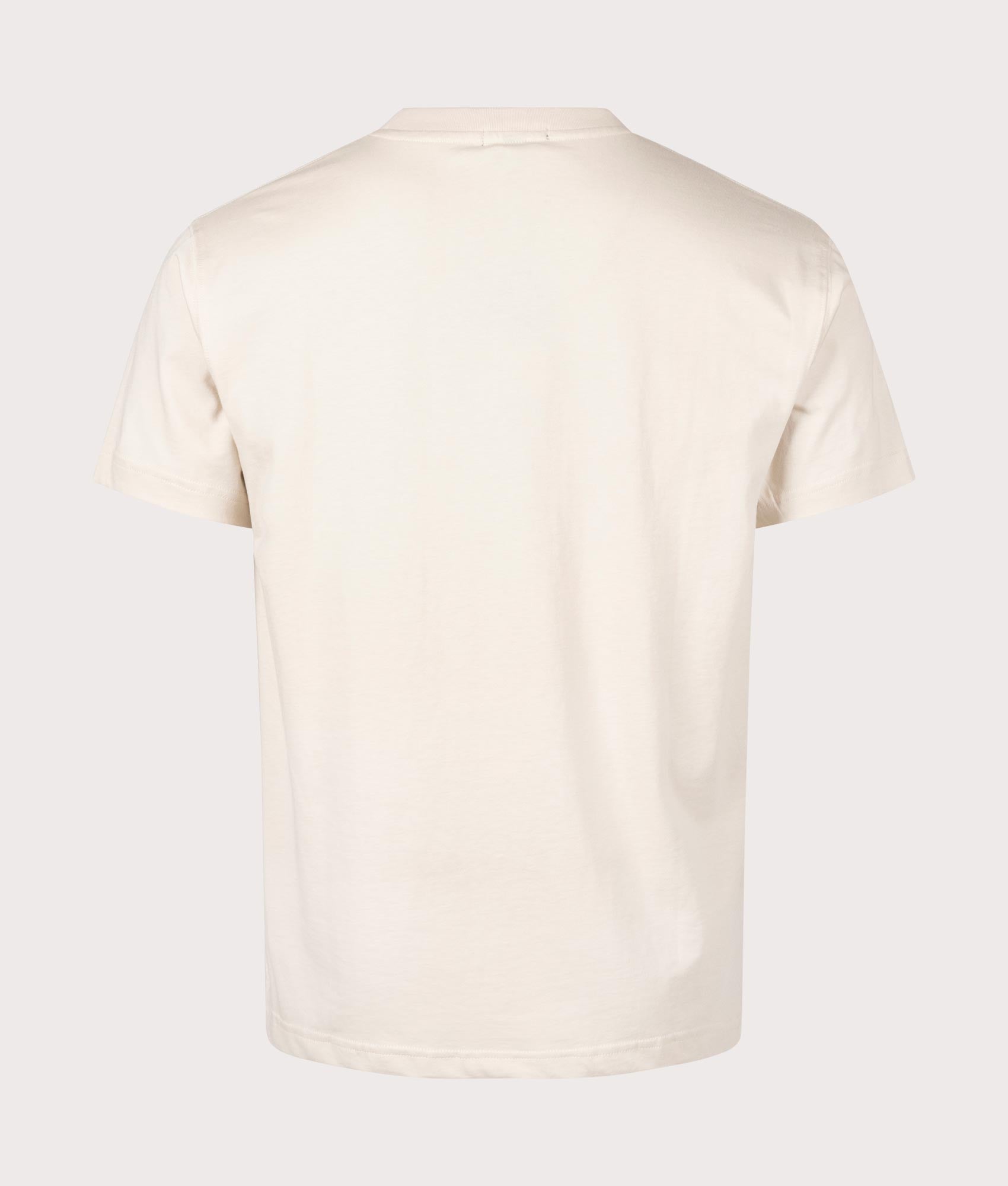 Classic Portal T-Shirt in Fog by Dime MTL. EQVVS Back Angle Shot.