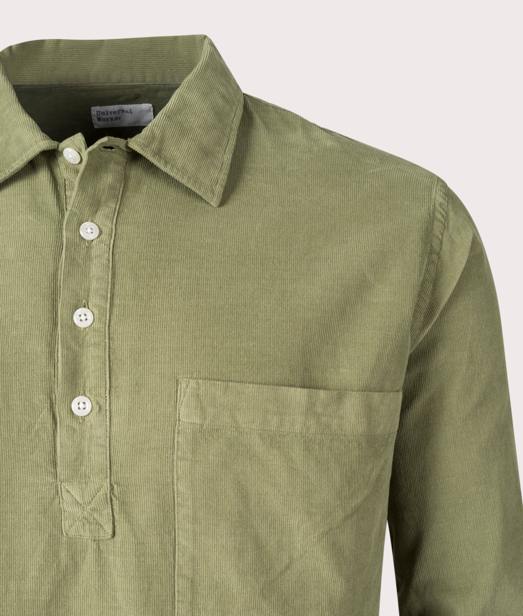 Relaxed Fit Long Sleeve Polo Shirt