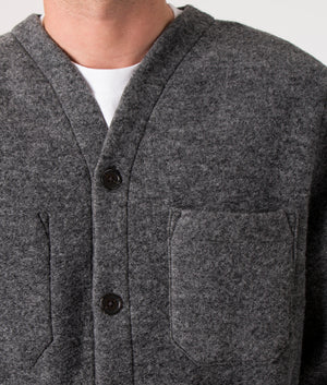 Wool Cardigan - Universal Works - EQVVS - Detail